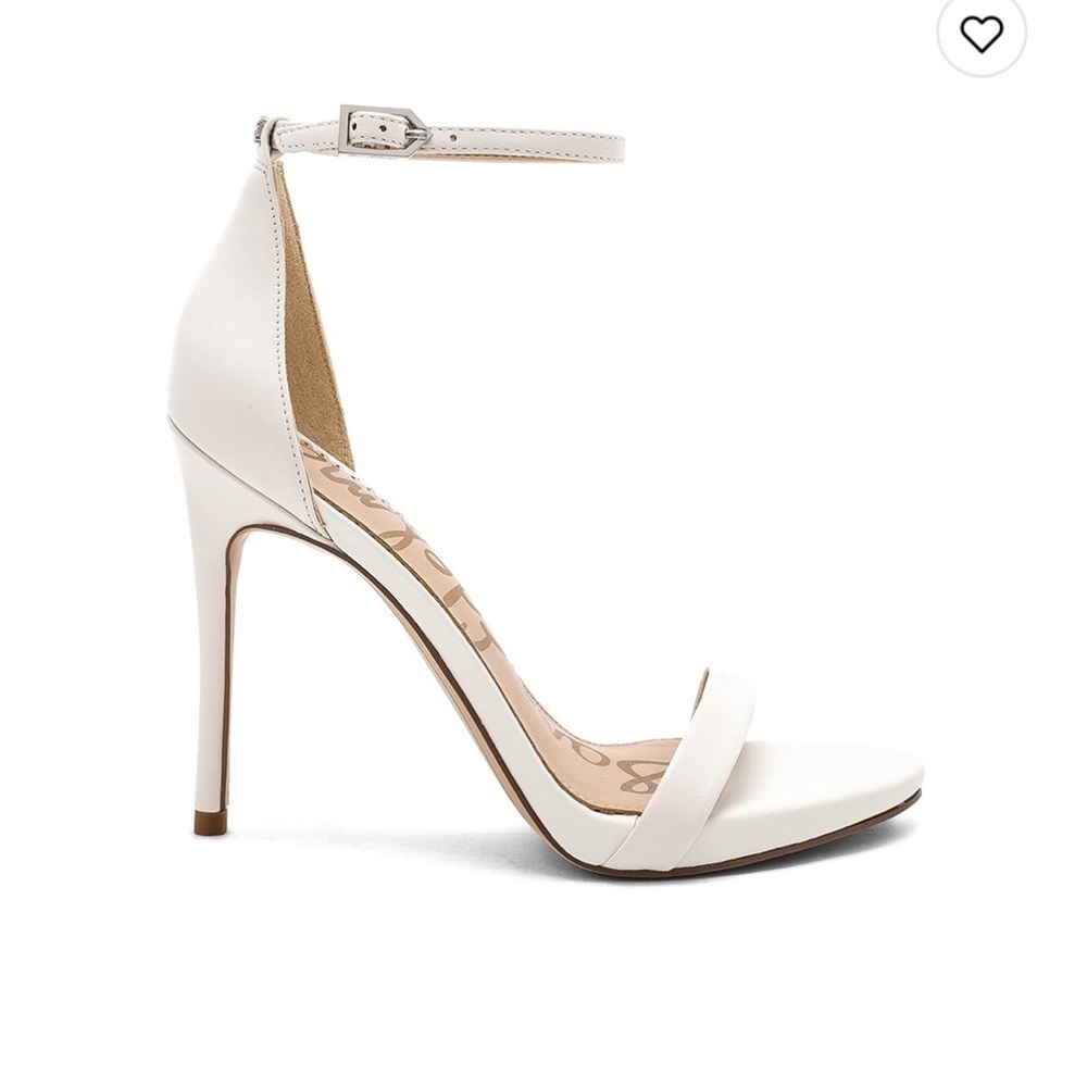Sam Edelman white heels - size 6